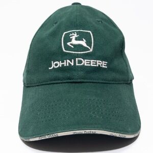 John Deere Green Baseball Cap Embroidered Logo Adjustable Hat